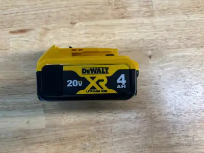 DEWALT 4Ah XR LED Battery. Sells $202, View more