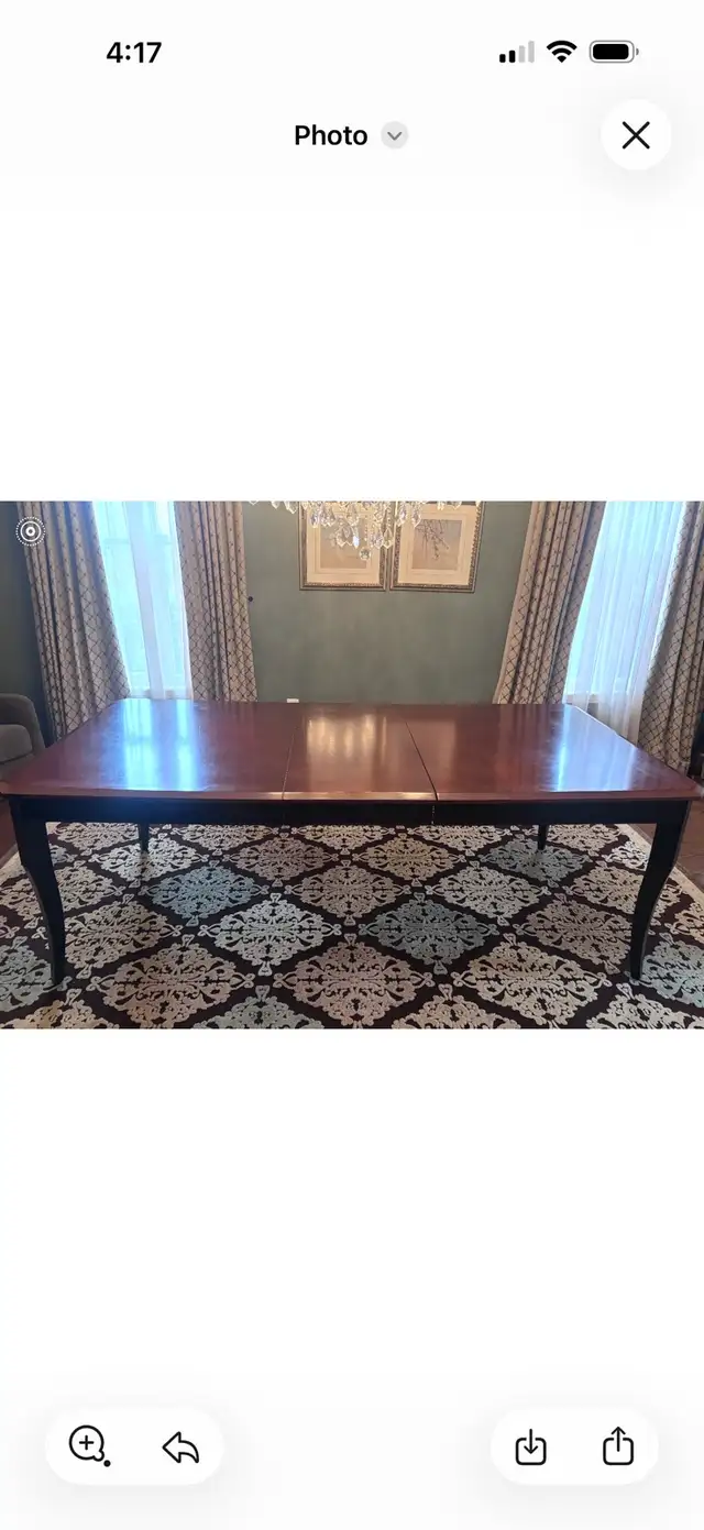 Wooden Dining Room Table in Dining Tables & Sets in Mississauga / Peel Region - Image 4