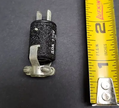 Mini Electrical Male Plug NOS - 2 Blade Contacts 10 A 125 V, View more