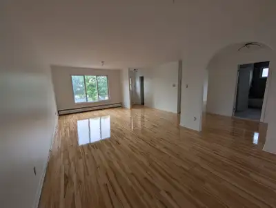 Grand 5 1/2 Haut Duplex, secteur tranquille à Saint-Léonard ($1,650/mois) H1P1P4 Entièrement rénové...