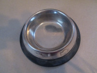 pet food dish (for cat or small dog)