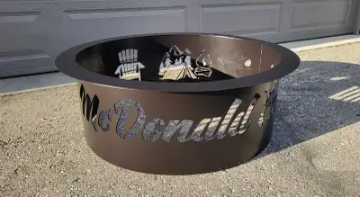 Customizable firepit rings, View more