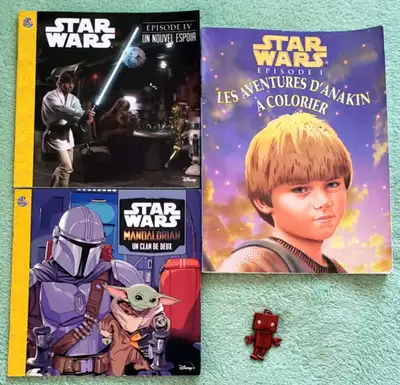 Star Wars - Album à colorier, 2 petits livres, 1 porte-clés, View more