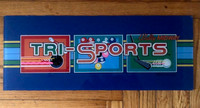 Bally Midway - Tri Sports Arcade Marquee