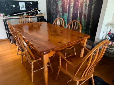 Table and 6 Chairs, View more