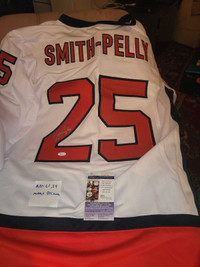 Devante Smith-Pelly signed jersey COA Capitals Canadiens Hockey