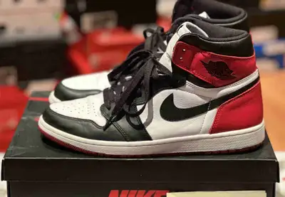 Air Jordan 1 AJ1 black toe 555088-125  Sz11us, View more