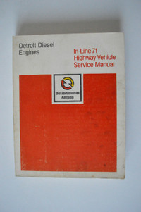 DETROIT Diesel Allison In-Line 71 Highway Vehicle Service Manual