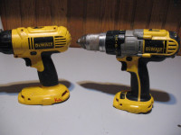 DeWalt 18 Volt Drill and Hammer Drill, Bare Tools Only