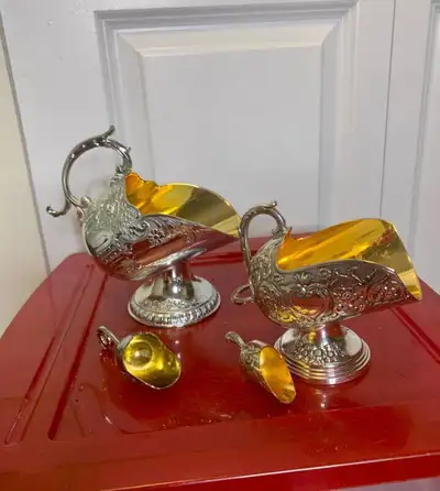 1920s Silver Vintage Elegant Victorian Sugar Scoop, View more