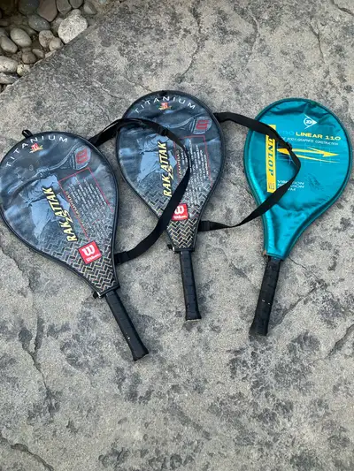 Tennis Rackets Set, Wilson, Dunlop, View more