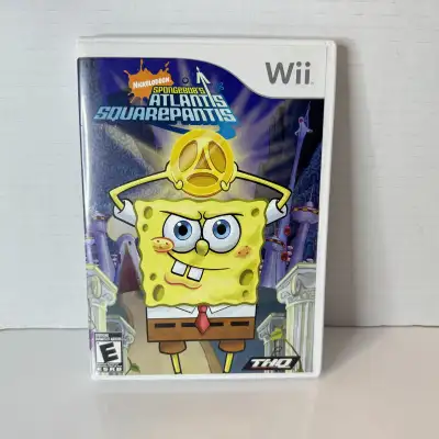 SpongeBob's Atlantis SquarePantis (Nintendo Wii, 2007) CIB, View more