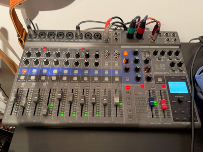 Zoom L-12 LiveTrak Digital Mixer and Recorder, View more