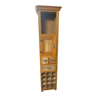 Meuble à bouteille et plus. Fait de bois de teck recyclé en Inde. Prix d’avant 1300$ maintenant 600$...