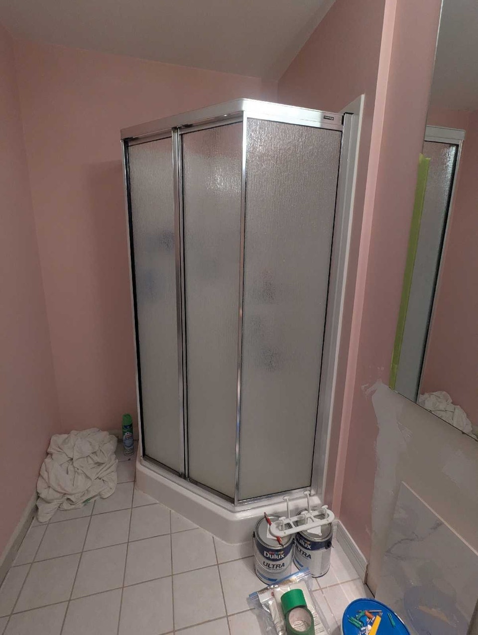 Shower Stall - Neo angle one piece unit | Plumbing, Sinks, Toilets ...