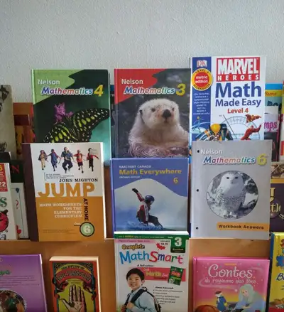 Math Grade 3,4,6. Hardcover & Paperback.