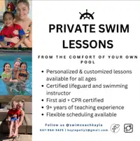 Private Swimming Instructor and Lifeguard