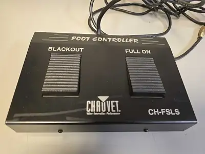 Chauvet Foot Controller Model CH-FSLS Foot Switch  Electric Guit, View more