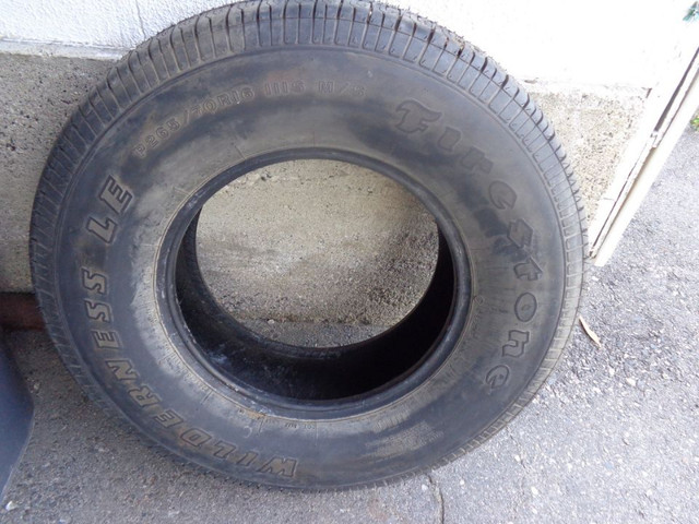265/70/16 tire m/s lots tread good for spare $50 firm as is in Tires & Rims in Thunder Bay - Image 4