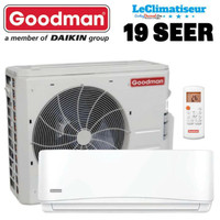 Climatiseur/Thermopompe murale/// $1895.00///