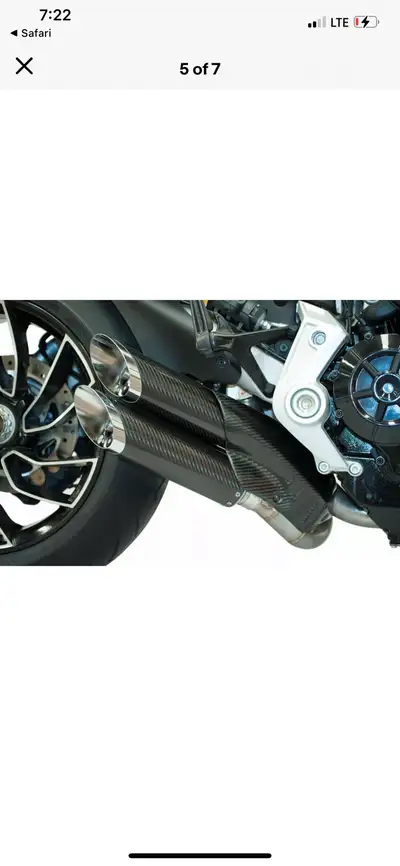 Ducati XDiavel 1260 - Twin Slash Carbob Race Exhaust.
