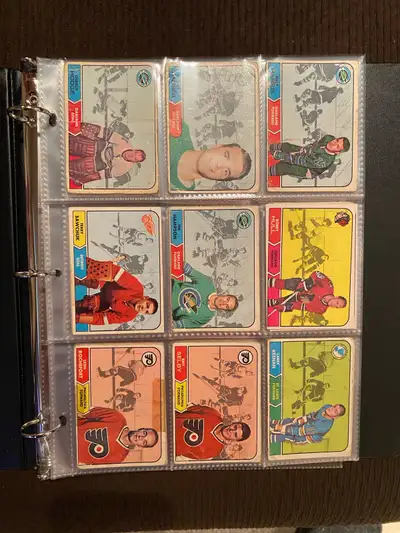 1968-69 OPC/Topps 68 Hockey Card Lot, Sawchuk,Hull, Bower. , View more