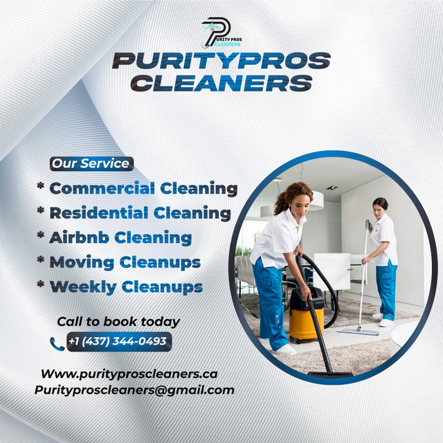 PurityPros cleaners in Cleaners & Cleaning in St. Catharines