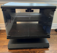 TV Stand - Compact with Glass Doors