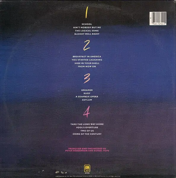 Supertramp - Paris (Double LP)62863263545602121