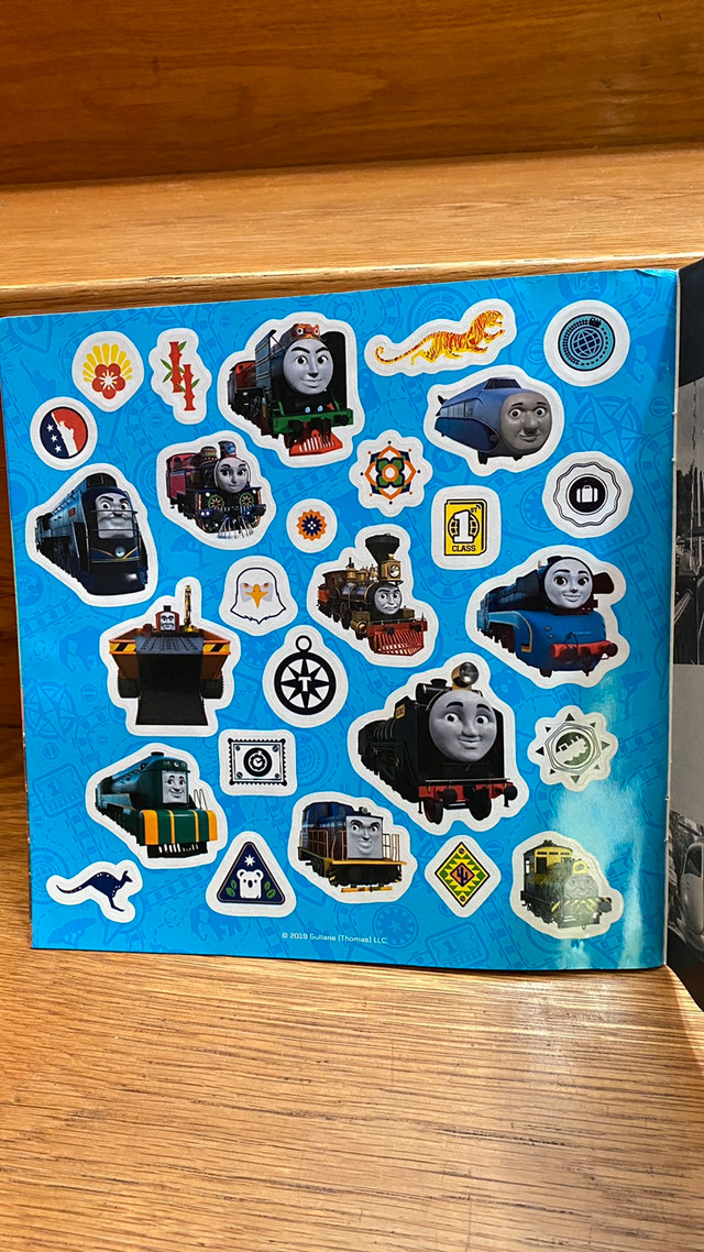 Thomas & Friends Engines Around the World book & 50+ stickers in Children & Young Adult in Oshawa / Durham Region - Image 3