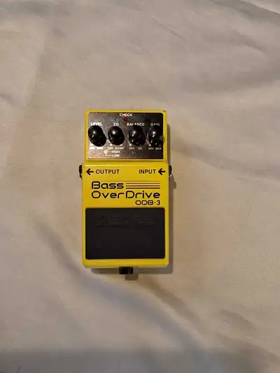 BOSS Bass Overdrive ODB-3 Pedal, View more