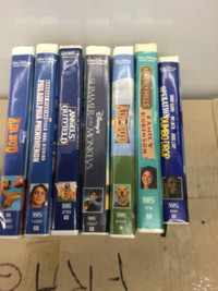 Walt Disney home Video lot of 7 VHS