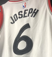 Cory Joseph Raptors Game Used 2016 Playoffs Jersey 
