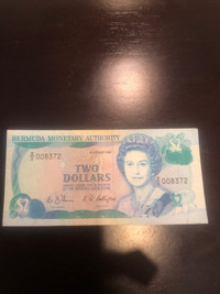 Bermuda Monetary Authority Bill $2 