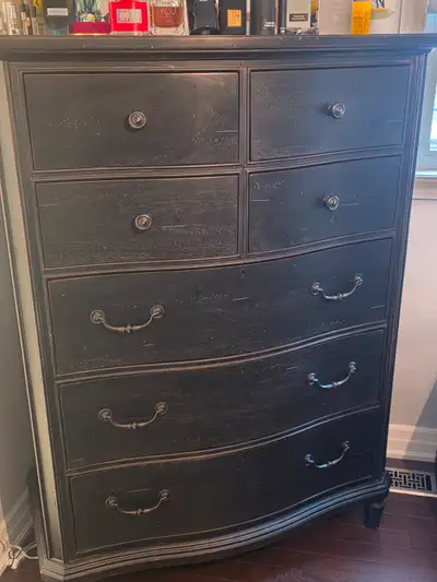 Dresser with matching end table, View more