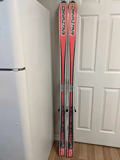 DYNASTAR Downhill Skis 180cm. with MARKER adjustable bindings, in excellent working condition. Made...