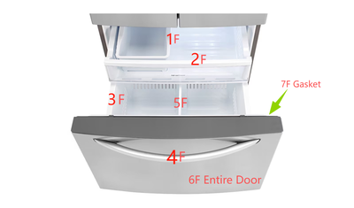 LG LFXS24623S/00 Refrigerator Parts for Sale, View more