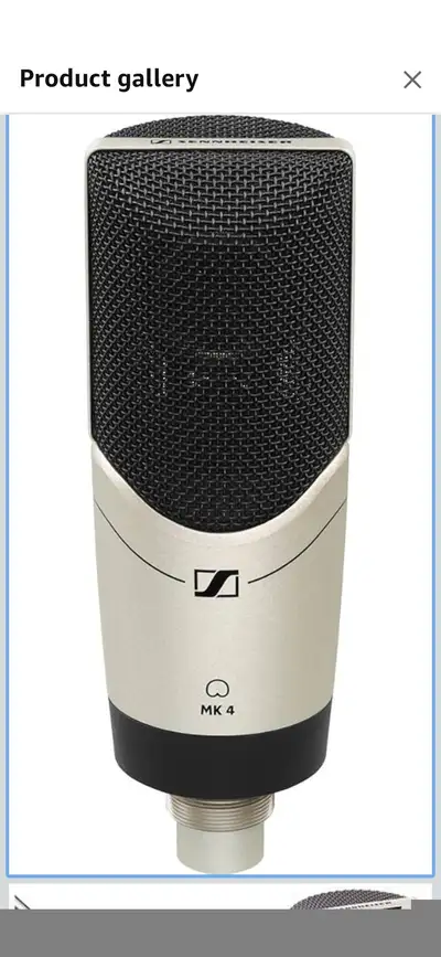 Sennheiser MK4 condenser mic, View more