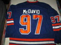 Connor McDavid Signed Autographed Edmonton Oilers #97 Blue Jersey –