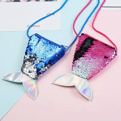 CUTE MERMAID PURSES & DOUBLE SIDED SEQUIN PURSES, View more
