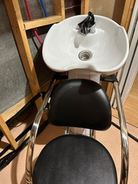 Salon shower chair 