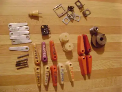 Pinball Machine Flippers + Other Assorted Parts, View more