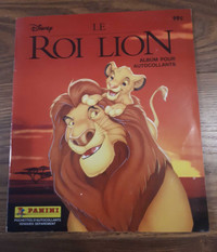 Album pour autocollants Le Roi Lion Disney COMPLET
