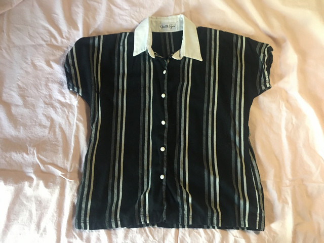 Black and White Striped Blouse (Women's S/P) in Women's - Tops & Outerwear in City of Toronto