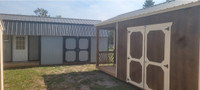 New 10' x 20' Old hickory Utility side porch has shed 