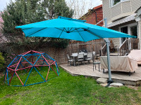 10’ x 10’ patio umbrella.