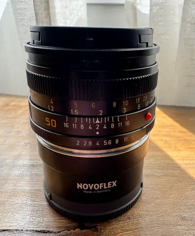 For sale is a Leica Summicron-R 50mm F2 in great condition. Comes with Novoflex Leica R to E Mount s...