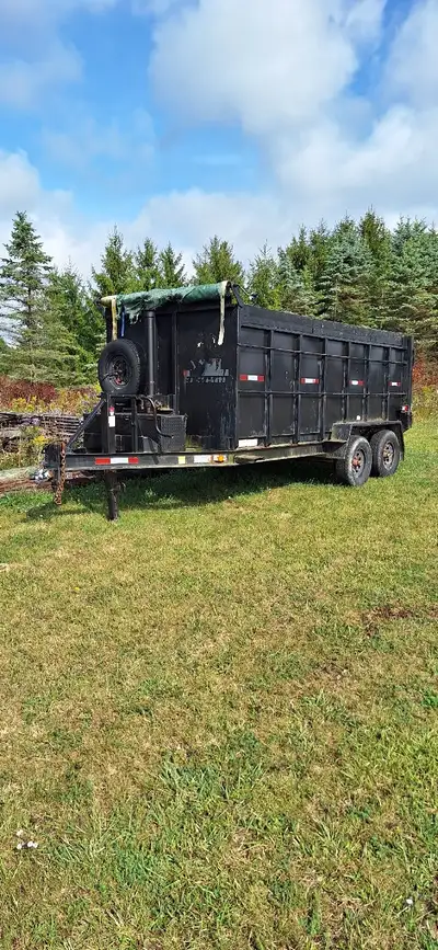14' dump trailer , View more