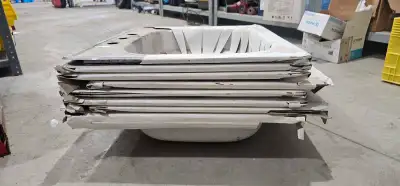 Got some stainless sinks here. Never been used but been sitting in storage for years. Send an offer...