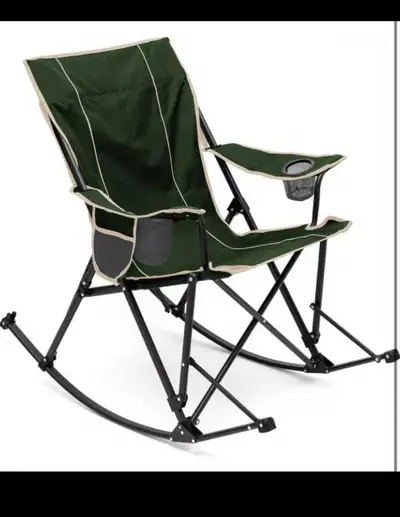 2* SunnyFeel Camping Rocking Chairs for Adults, Outdoor Folding , View more